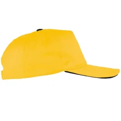 Czapka z daszkiem / żółty V7021-08