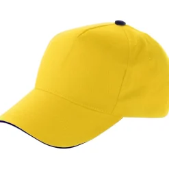 Czapka z daszkiem / żółty V7021-08