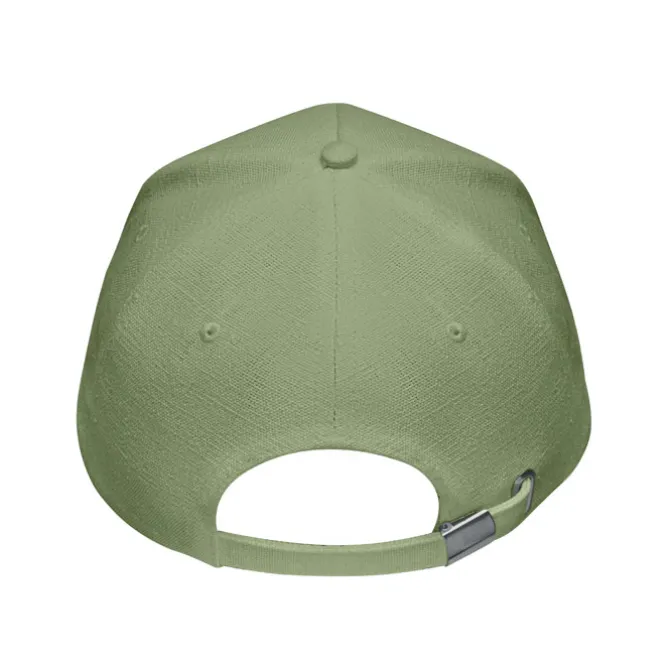 Czapka z daszkiem z konopi / Zielony MO6176-09