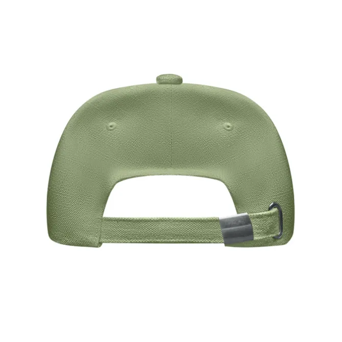 Czapka z daszkiem z konopi / Zielony MO6176-09