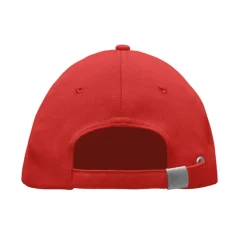 Czapka z daszkiem z RPET / Czerwony MO6831-05
