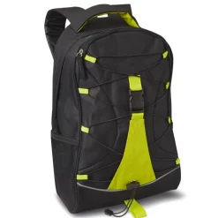 Czarny plecak / Limonka MO7558-48