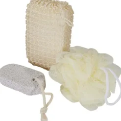 3-częściowy zestaw akcesoriów kąpielowych Harmony / Piasek pustyni 12633606