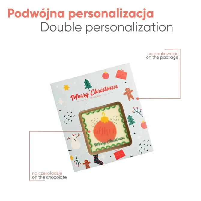Czekoladka Z Nadrukiem Chocostamp 30 G / Wielokolorowy S0118/XM