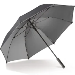 Deluxe 25 automatycznie otwierany parasol z podwójną czaszą / Czarny / szary LT97101-N0261