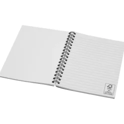 Desk-Mate® kolorowy kołonotatnik A6 z materiałów z recyklingu / Jasnoniebieski 21018850