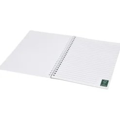 Desk-Mate® kołozeszyt A5 z zadrukowaną tylną okładką / Biały 21291012