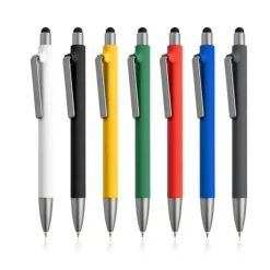 Dlugopis Soft Touch z recyklingowanego plastiku / Soft RPP / Żółty IP13159622