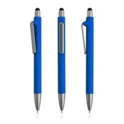 Dlugopis Soft Touch z recyklingowanego plastiku / Soft RPP / Royal blue IP13159664