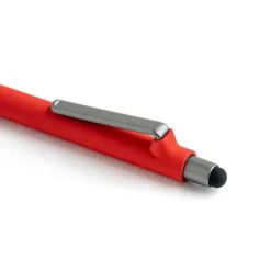 Dlugopis Soft Touch z recyklingowanego plastiku / Soft RPP / Czerwony IP13159652