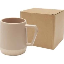 Dolce kubek ceramiczny o pojemności 300 ml z matowym wykończeniem / Oatmeal 10085507