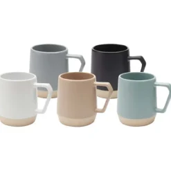 Dolce kubek ceramiczny o pojemności 300 ml z matowym wykończeniem / Oatmeal 10085507