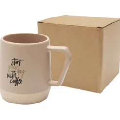 Dolce kubek ceramiczny o pojemności 300 ml z matowym wykończeniem / Oatmeal 10085507