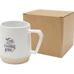 Dolce kubek ceramiczny o pojemności 300 ml z matowym wykończeniem / Biały 10085501