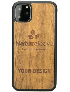 Drewniane etui na telefon / Imbuia BWD06670I