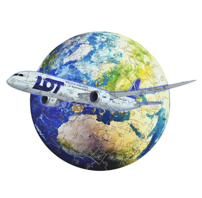 Drewniane puzzle A4 według projektu / Wielokolorowy PZZL02A4