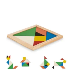 Drewniane puzzle Tangram / Drewna MO6693-40