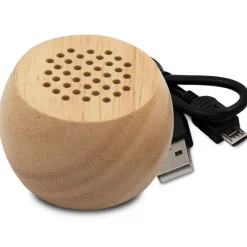 Drewniany głośnik bezprzewodowy 3W | Mae / Drewno V0196-17
