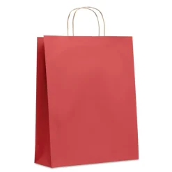 Duża papierowa torba / Czerwony MO6174-05