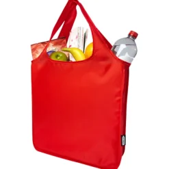 Duża torba Ash z plastku PET z recyklingu i certyfikatem GRS / Czarny 12061490