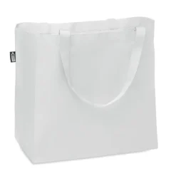 Duża torba na zakupy 600D RPET / Biały MO6134-06