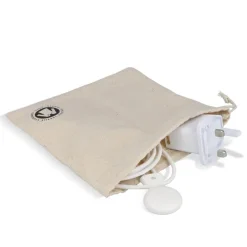 2090 - Długi kabel do ładowania Xoopar Mr Bio + adapter z wtyczką UK / Biały LT41026-N0001