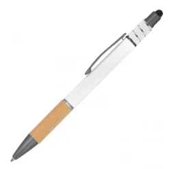 Długopis aluminiowy antystres touch pen MANUELA / Biały 1387606