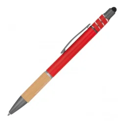 Długopis aluminiowy antystres touch pen MANUELA / Czerwony 1387605