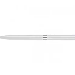 Długopis aluminiowy żelowy HUELVA / Biały 374206