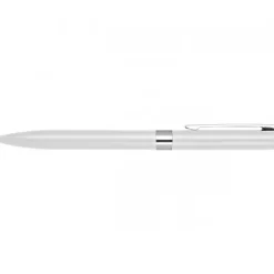 Długopis aluminiowy żelowy HUELVA / Biały 374206