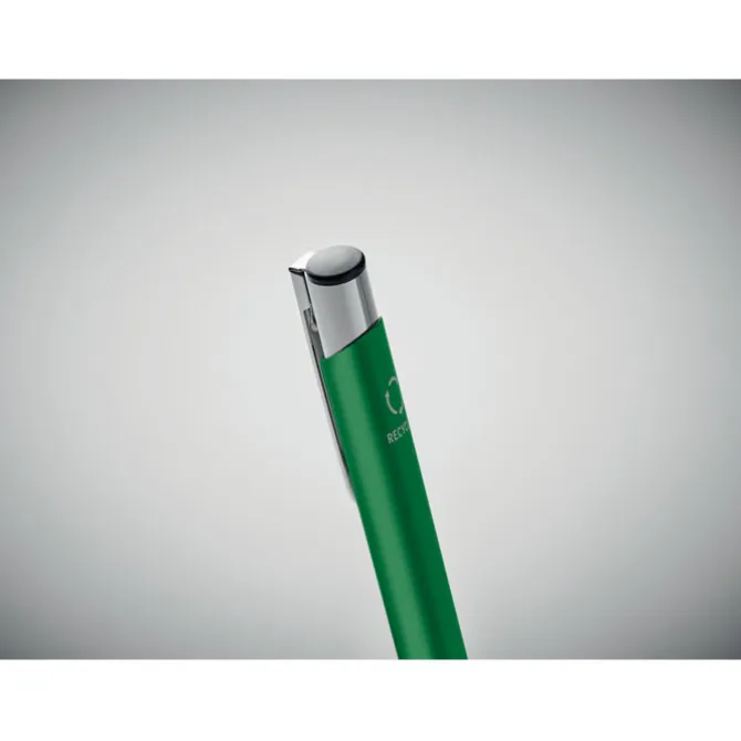 Długopis aluminiowy, recykling / Zielony MO6561-09