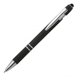 Długopis aluminiowy touch pen HERMANN / Czarny 1368903