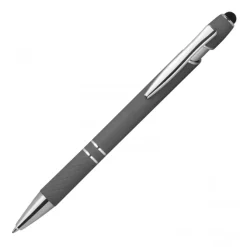 Długopis aluminiowy touch pen HERMANN / Ciemnoszary 1368977