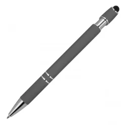 Długopis aluminiowy touch pen HERMANN / Czarny 1368903