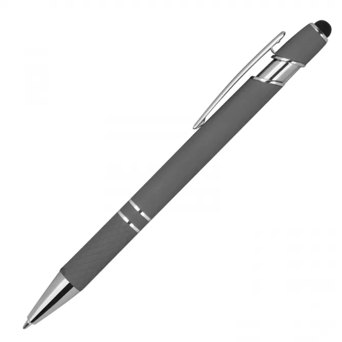 Długopis aluminiowy touch pen HERMANN / Czarny 1368903