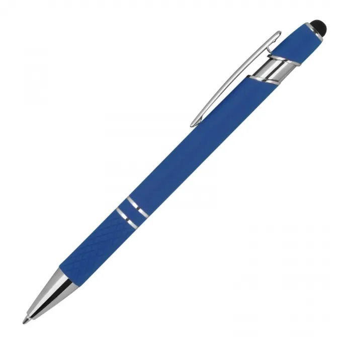 Długopis aluminiowy touch pen HERMANN / Niebieski 1368904
