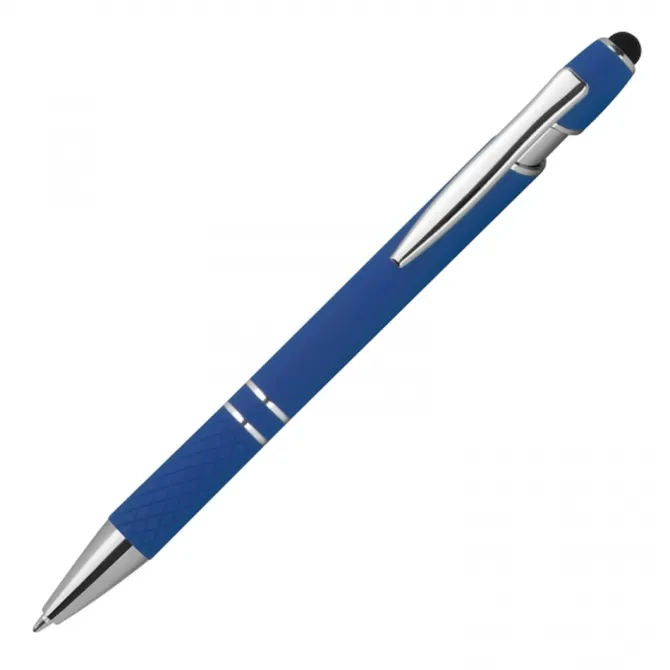 Długopis aluminiowy touch pen HERMANN / Niebieski 1368904