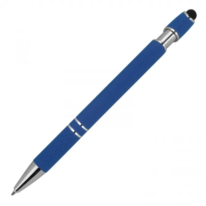 Długopis aluminiowy touch pen HERMANN / Niebieski 1368904