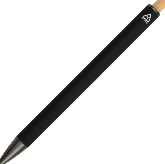 Długopis aluminiowy z recyklingu MARIA / Czarny 1524503