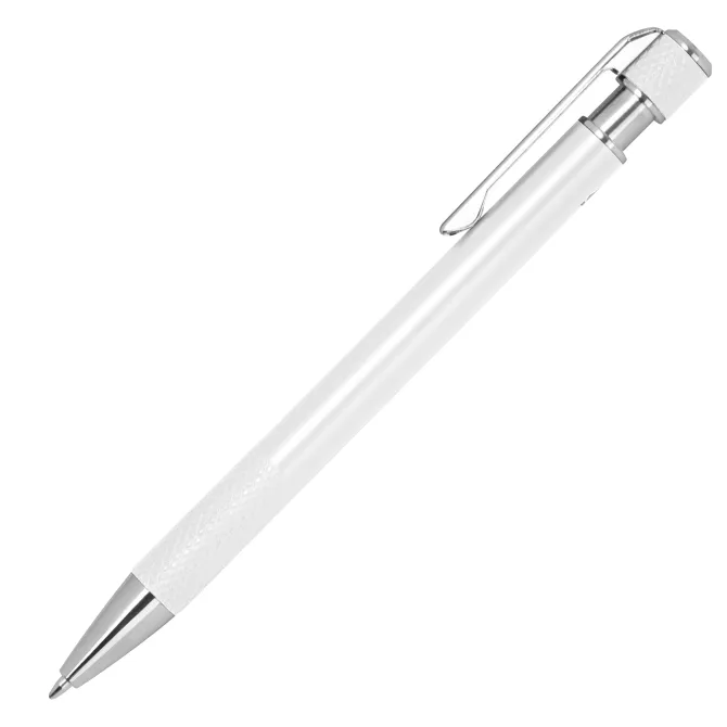 Długopis aluminiowy z recyklingu JULIO / Biały 1547406