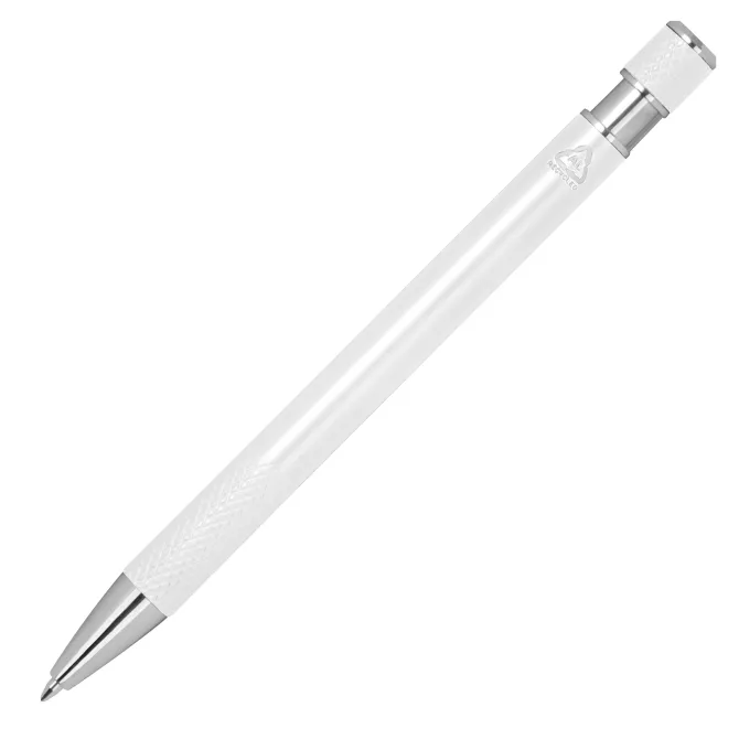 Długopis aluminiowy z recyklingu JULIO / Biały 1547406