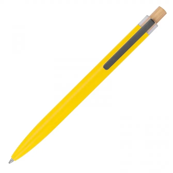 Długopis aluminiowy z recyklingu DORIS / żółty 1384508
