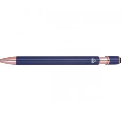 Długopis aluminiowy z recyklingu żelowy touch pen BELO HORIZONTE / Granatowy 528144