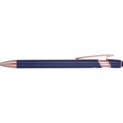 Długopis aluminiowy z recyklingu żelowy touch pen BELO HORIZONTE / Granatowy 528144