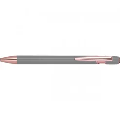 Długopis aluminiowy z recyklingu żelowy touch pen BELO HORIZONTE / Szary 528107