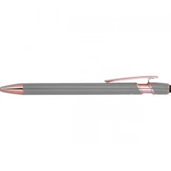 Długopis aluminiowy z recyklingu żelowy touch pen BELO HORIZONTE / Szary 528107