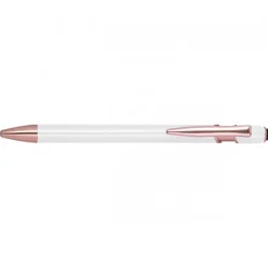 Długopis aluminiowy z recyklingu żelowy touch pen BELO HORIZONTE / Biały 528106