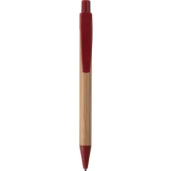 Długopis bambusowo-słomkowy / Ciemnoczerwony LT87284-N0020