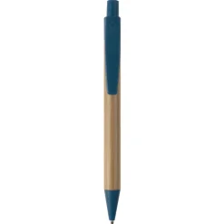 Długopis bambusowo-słomkowy / Niebieski LT87284-N0011