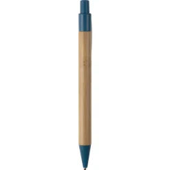 Długopis bambusowo-słomkowy / Niebieski LT87284-N0011